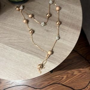 Rose gold necklace from Guess